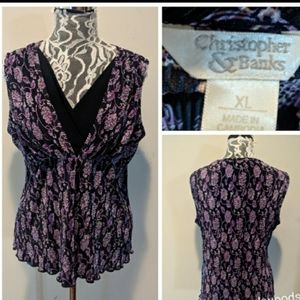 Christopher & Banks Top sz XL